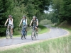 Radfahrer auf dem Ruwer-Hochwald-Radweg